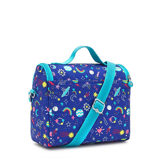 Plecaki Kipling New Kichirou Printed Lunch Bag Granatowe | PL 1282HA